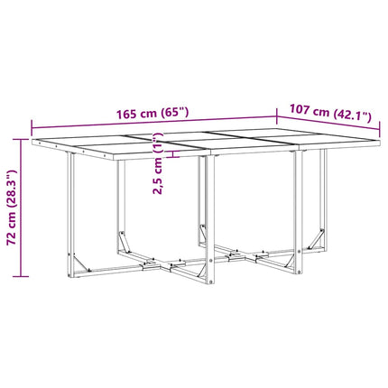 Trädgårdsmöbelset 11 pcs Svart Stål