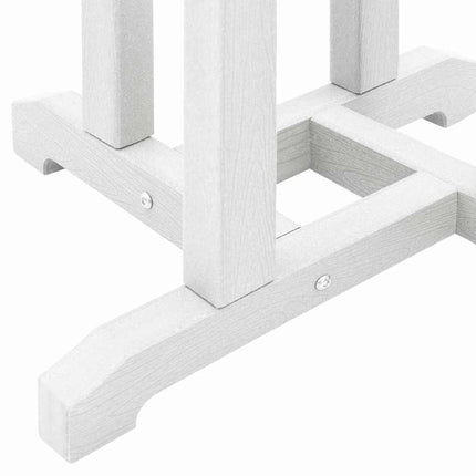 Trädgårds Bar Set 3 pcs Vit HDPE