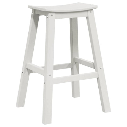 Trädgårds Bar Set 3 pcs Vit HDPE