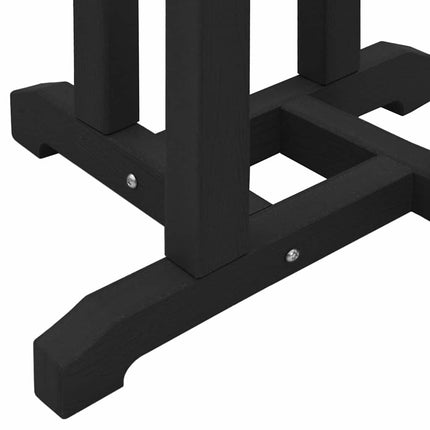 Trädgårds Bar Set 3 pcs Svart HDPE