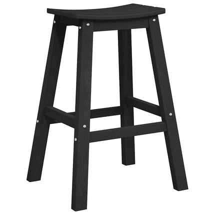 Trädgårds Bar Set 3 pcs Svart HDPE