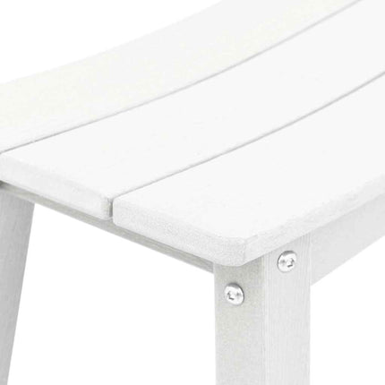 Trädgårds Bar Set 6 st Vit HDPE