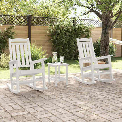 Gungstol 2 pcs Vit 92 x 70 x 108 cm polyeten