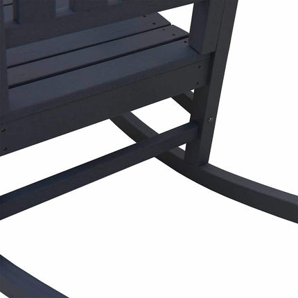 Gungstol 2 pcs Marinblå 92 x 70 x 108 cm polyeten