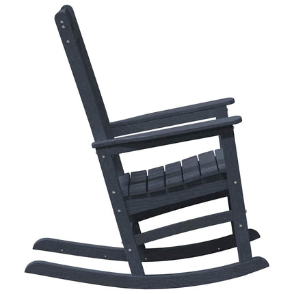 Gungstol 2 pcs Marinblå 92 x 70 x 108 cm polyeten