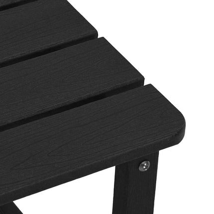Gungstol 3 pcs Svart polyeten