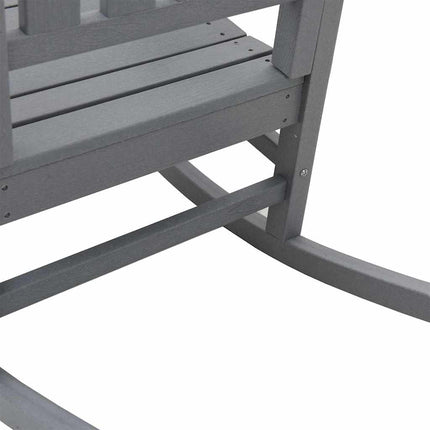 Gungstol 3 pcs Ljusgrå polyeten