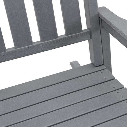 Gungstol 3 pcs Ljusgrå polyeten