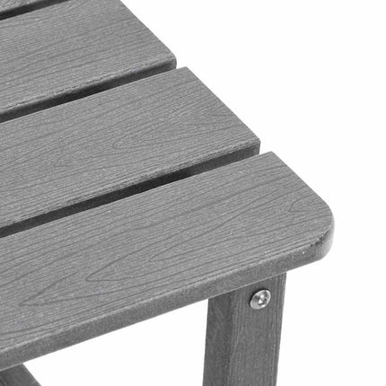 Gungstol 3 pcs Ljusgrå polyeten