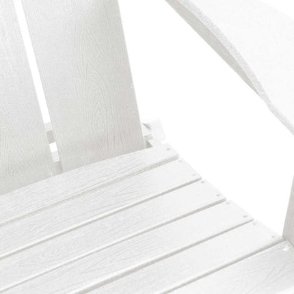 Trädgård Stol 2 pcs Vit 80,5 x 74,5 x 92 cm polyeten