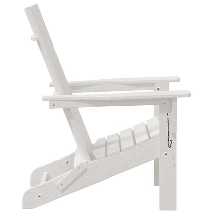 Trädgård Stol 2 pcs Vit 80,5 x 74,5 x 92 cm polyeten