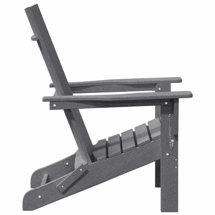 Trädgård Stol 2 pcs Ljusgrå 80,5 x 74,5 x 92 cm polyeten