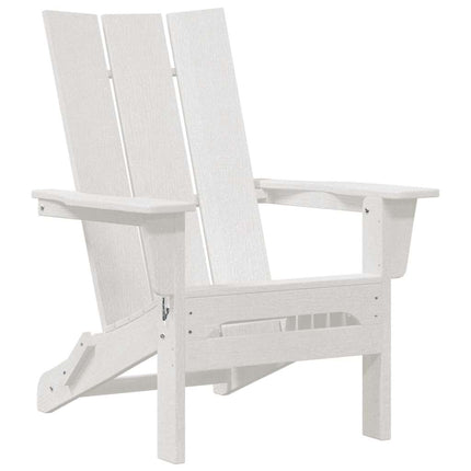 Trädgård Stol 3 pcs Vit 80,5 x 74,5 x 92 cm polyeten