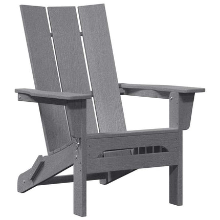 Trädgård Stol 3 pcs Ljusgrå 80,5 x 74,5 x 92 cm polyeten