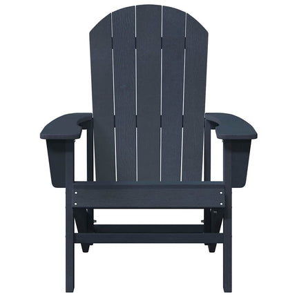 Trädgård Stol 2 pcs Marinblå 82 x 74 x 92 cm polyeten
