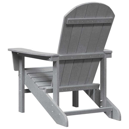 Trädgård Stol 2 pcs Ljusgrå 82 x 74 x 92 cm polyeten