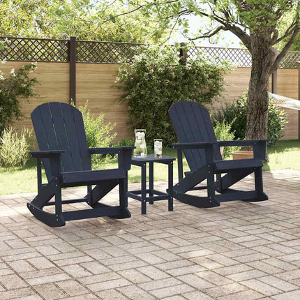 Adirondack Gungstolar 2 pcs Mörkblå HDPE