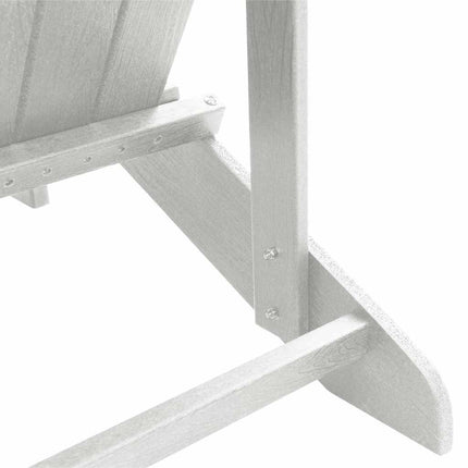 Trädgård Stol 2 pcs Vit 83 x 74 x 92 cm polyeten