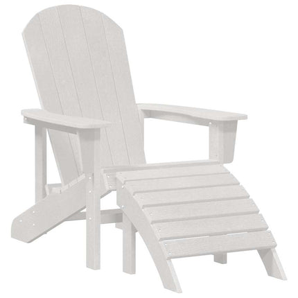Trädgård Stol 2 pcs Vit 83 x 74 x 92 cm polyeten