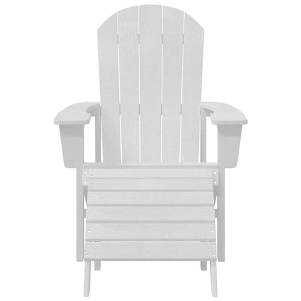 Trädgård Stol 2 pcs Vit 83 x 74 x 92 cm polyeten
