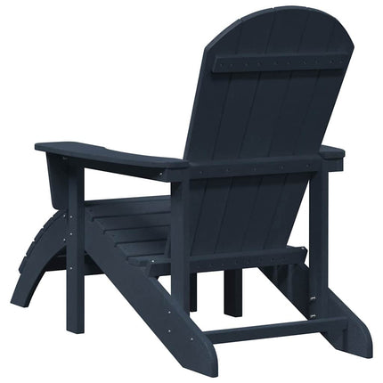 Trädgård Stol 2 pcs Marinblå 83 x 74 x 92 cm polyeten