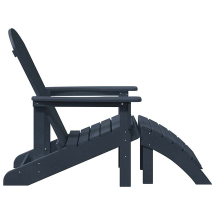 Trädgård Stol 2 pcs Marinblå 83 x 74 x 92 cm polyeten