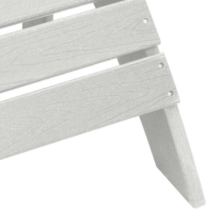 Trädgård Stol 3 st Vit polyeten
