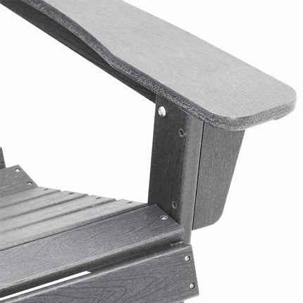 Trädgård Stol 3 pcs Ljusgrå polyeten
