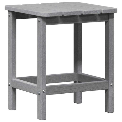 Trädgård Stol 3 pcs Ljusgrå polyeten