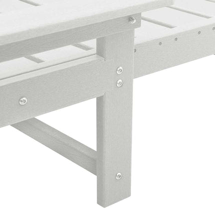 Solstol Reclining 2 pcs Vit 195,5 x 53 x 98,5 cm polyeten