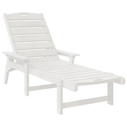 Solstol Reclining 2 pcs Vit 195,5 x 53 x 98,5 cm polyeten
