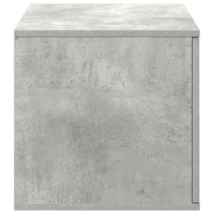 Förvaringsskåp 2 pcs Betonggrå 127 x 41 x 40 cm Konstruerat trä