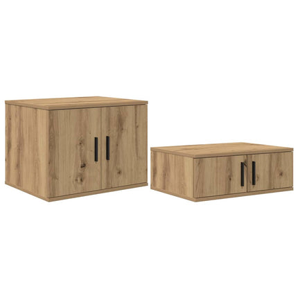 Förvaringsskåp 2 pcs Artisan Ek 127 x 41 x 40 cm