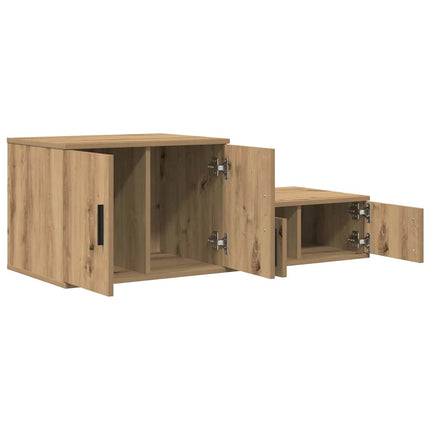 Förvaringsskåp 2 pcs Artisan Ek 127 x 41 x 40 cm