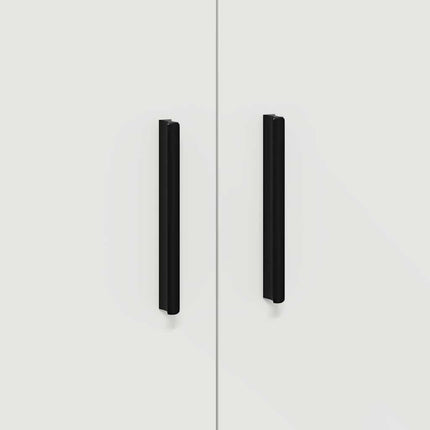 Förvaringsskåp 2 pcs Vit 118 x 41 x 40 cm Konstruerat trä