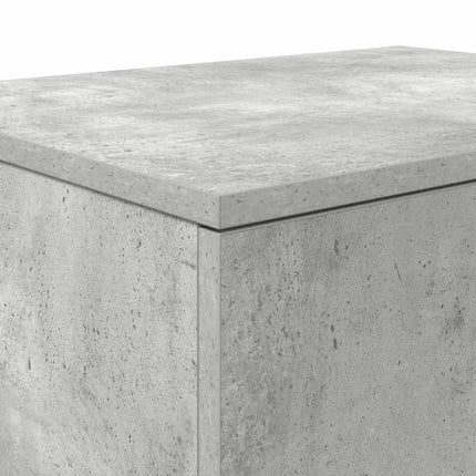 Förvaringsskåp 2 pcs Betonggrå 118 x 41 x 40 cm Konstruerat trä