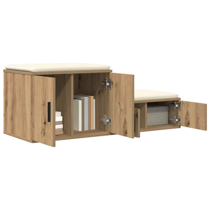 Förvaringsskåp 2 pcs Artisan Ek 118 x 41 x 40 cm