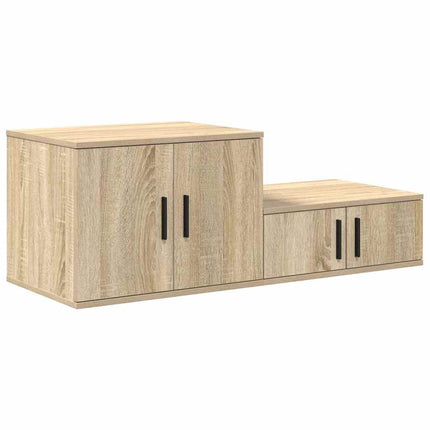 Förvaringsskåp 2 pcs Sonoma-ek 108 x 41 x 40 cm Konstruerat trä