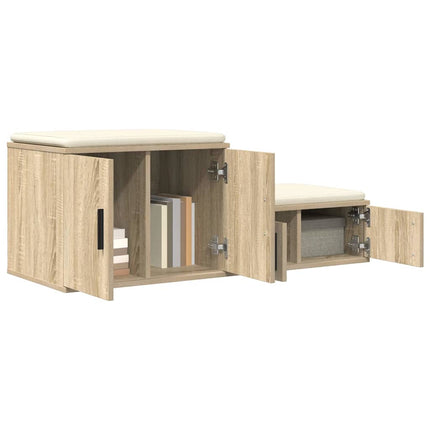 Förvaringsskåp 2 pcs Sonoma-ek 108 x 41 x 40 cm Konstruerat trä