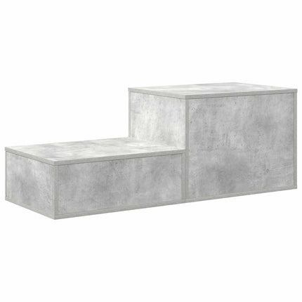 Förvaringsskåp 2 pcs Betonggrå 108 x 41 x 40 cm Konstruerat trä