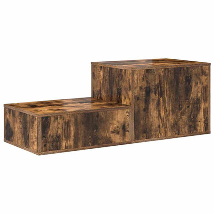 Förvaringsskåp 2 pcs Rökt ek 108 x 41 x 40 cm Konstruerat trä