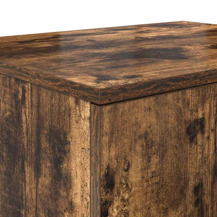 Förvaringsskåp 2 st Rökt ek 103 x 41 x 40 cm Konstruerat trä