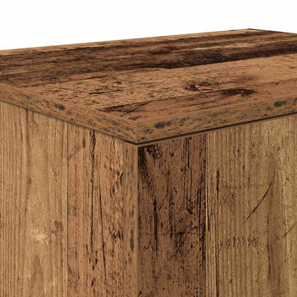 Förvaringsskåp 2 pcs Gammalt trä 103 x 41 x 40 cm