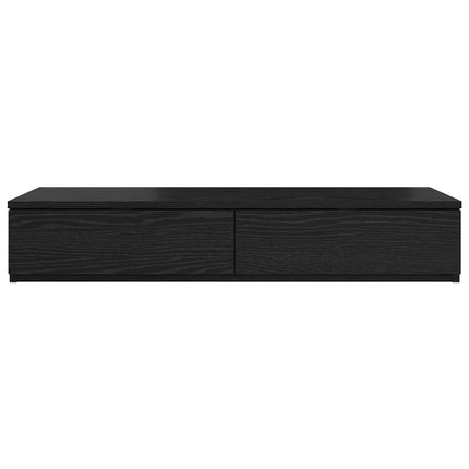 Sänglådor Svart Ek 100 x 36,5 x 16,5 cm Konstruerat trä