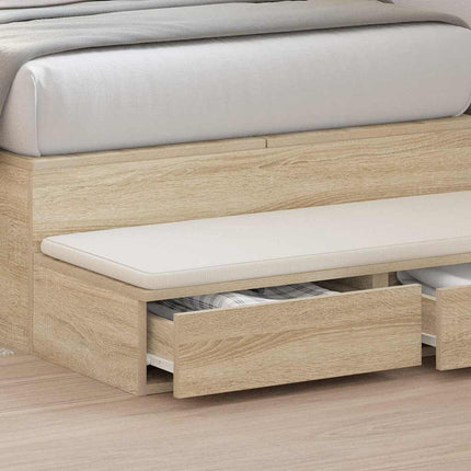 Sänglådor Sonoma-ek 100 x 36,5 x 16,5 cm Konstruerat trä