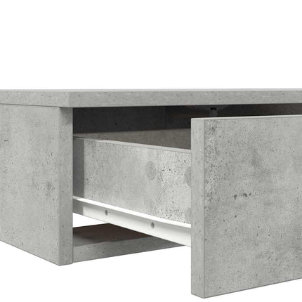 Sänglådor Betonggrå 100 x 36,5 x 16,5 cm Konstruerat trä
