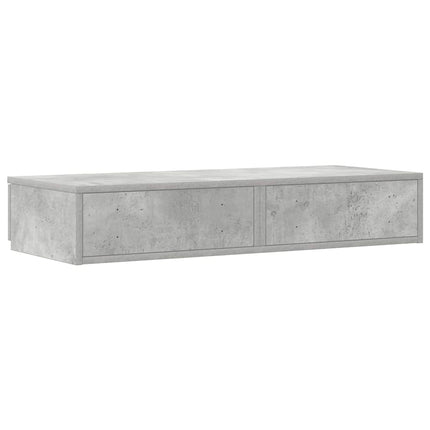 Sänglådor Betonggrå 100 x 36,5 x 16,5 cm Konstruerat trä