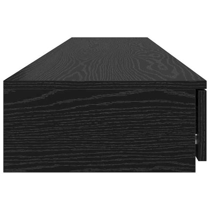 Sänglådor Svart Ek 200 x 36,5 x 16,5 cm Konstruerat trä