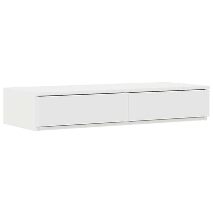 Sänglådor med låda Vit 80 x 36,5 x 16,5 cm Konstruerat trä