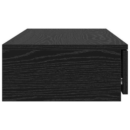 Sänglådor med låda Svart Ek 80 x 36,5 x 16,5 cm Konstruerat trä